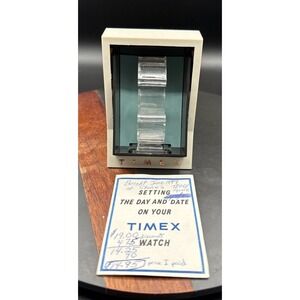 Vintage Timex Analog Watch Box and Paperwork | Purchased 1977 | BOX ONLY